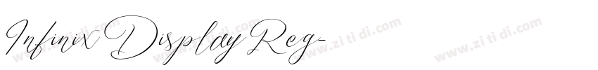 Infinix Display Reg字体转换